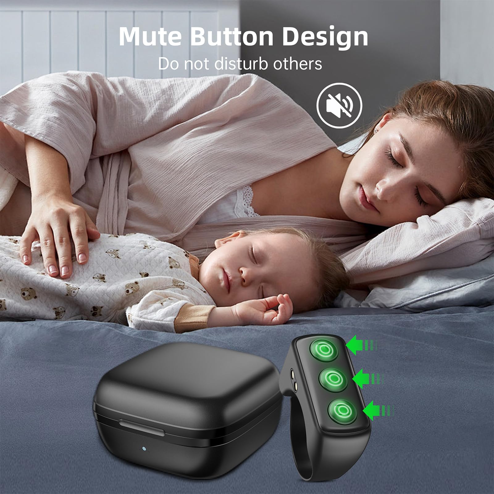 TikTok Scroll-Ring-Fernbedienung, Kindle App Page Turner (nicht für Kindle-Gerät), Telefon-Fernbedienung, Bluetooth-Controller für Kamera-Fernbedienung, Fingerfernbedienungsring für iPhone, iPad, iOS,