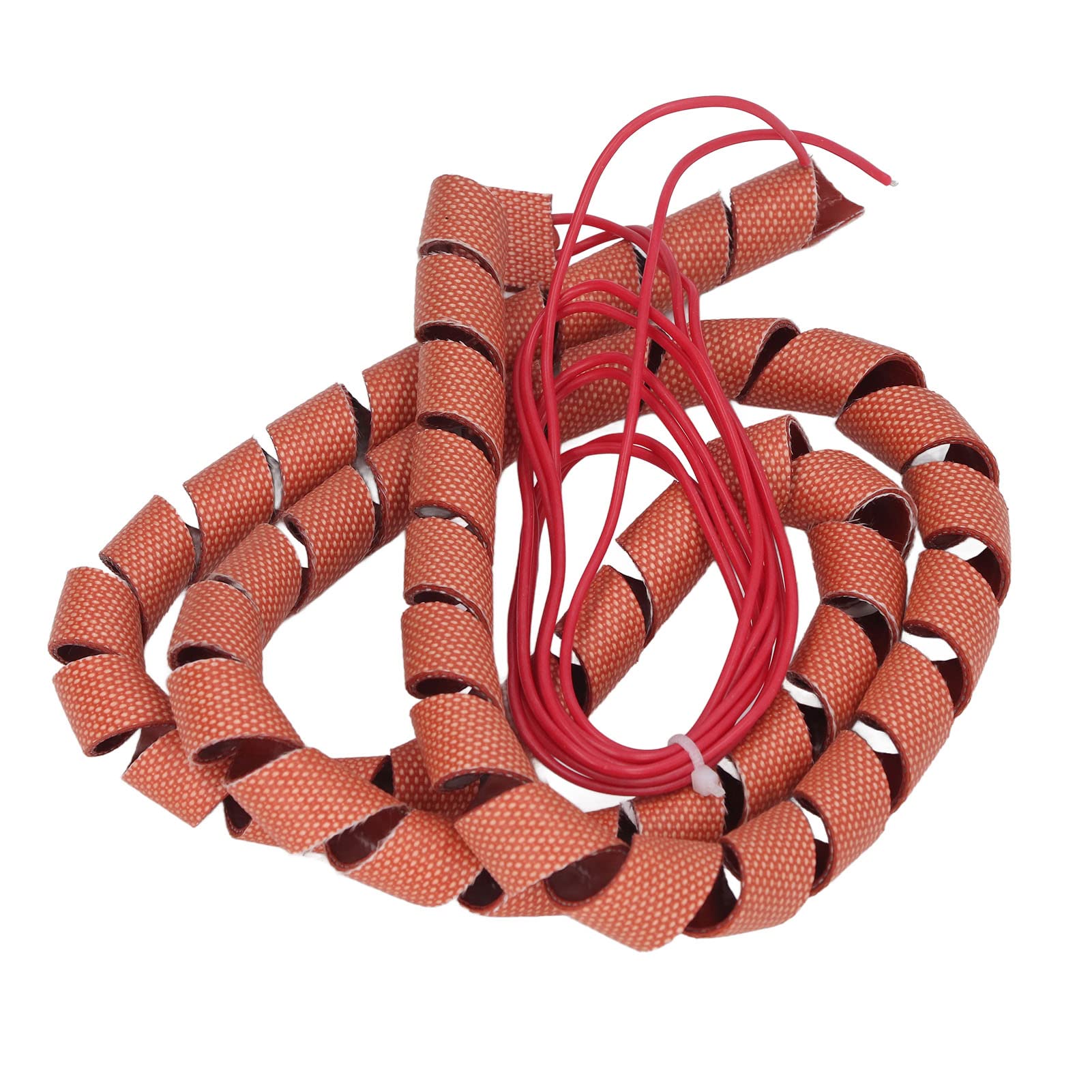 Eacam Câble de Ruban Chauffant en Silicone en Spirale Câble Trace Chauffant 220V 70W pour la Protection du Gel (Diamètre externe de 12 mm (0,47 pouce))