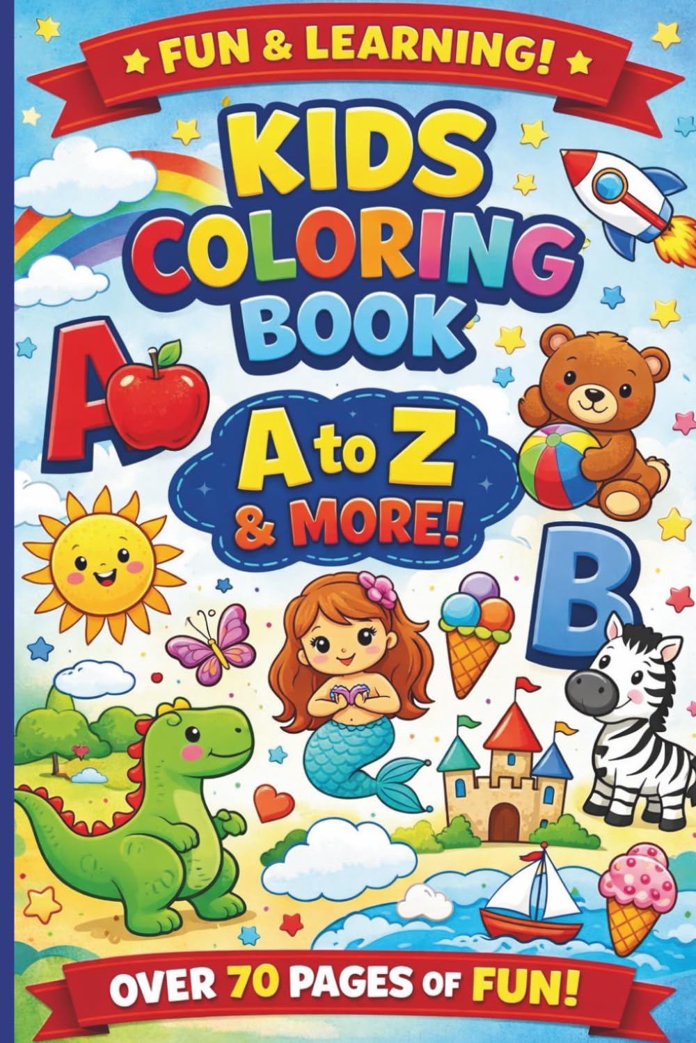 English Alphabet Colouring Booklet