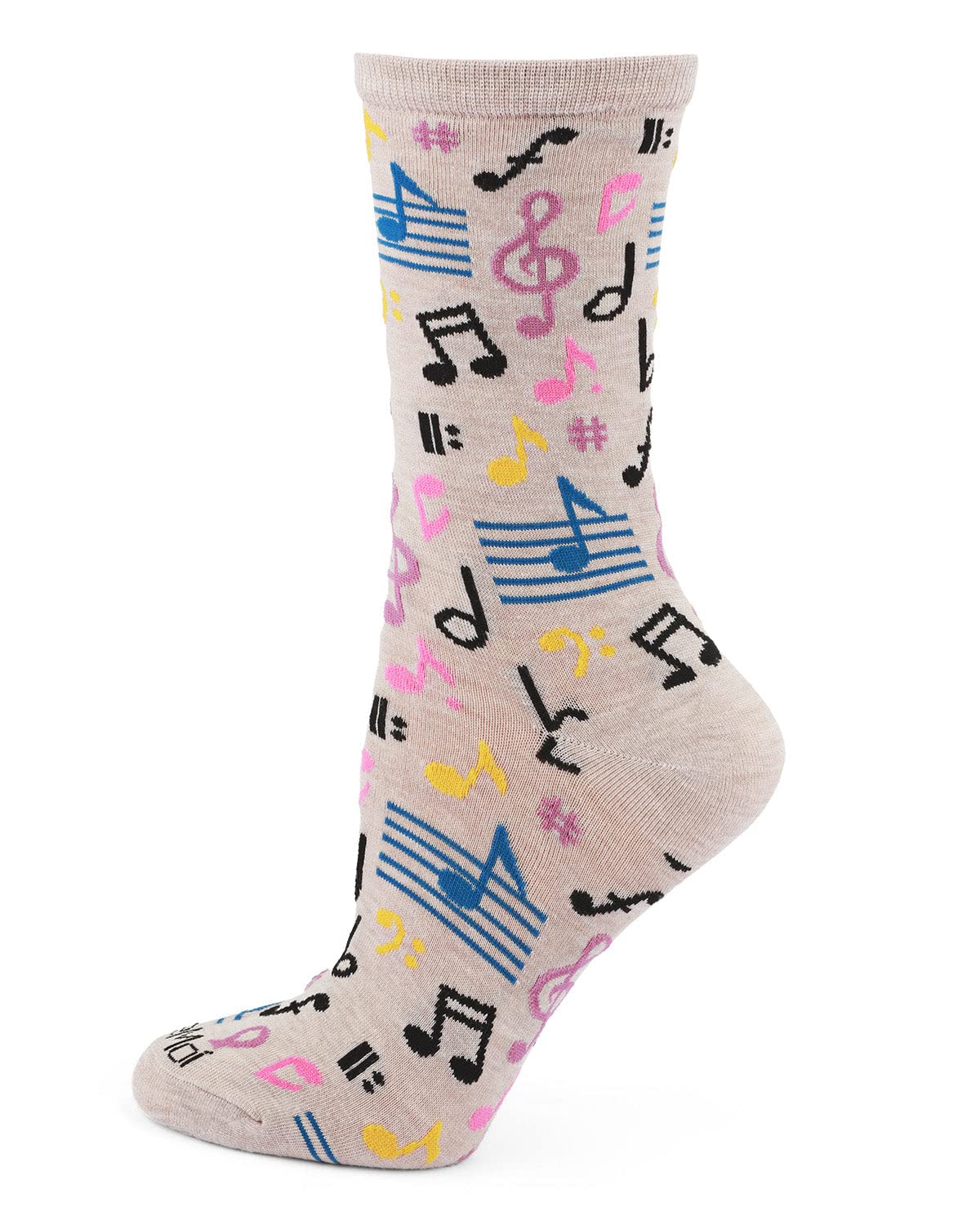 MeMoiMusical Notes Rayan Blend Crew Sock