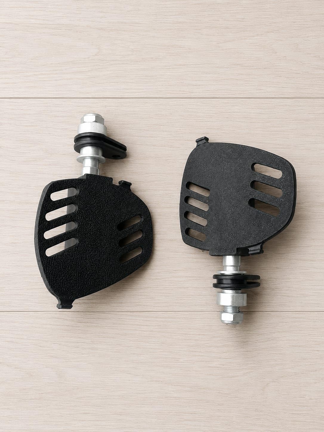 Air Bike Pedal Paddle Set | Left & Right Replacement Pedals for Air Exercise Bike | Heavy Duty Anti-Slip Plastic Pedals with Metal Axle | Spare Parts (1 Set, Black)-image-25