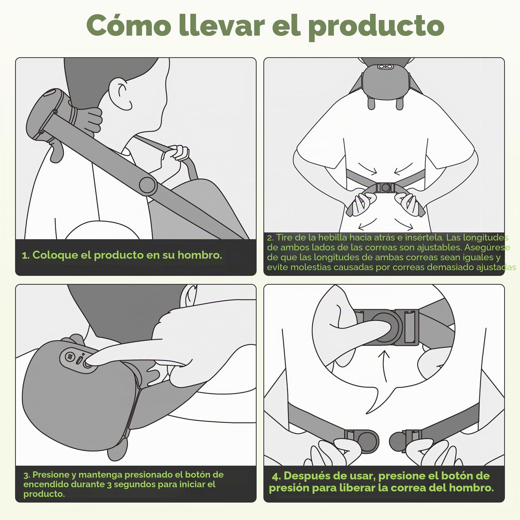 Masajeador cervical eléctrico, masajeador cervical 4D, con tres modos de amasamiento y dos ajustes de calor para liberar profundamente la tensión muscular. Un regalo ideal para padres, madres y amigos