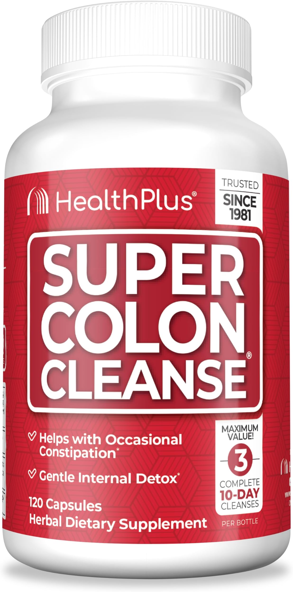 Health Plus, Super Colon Cleanse, 530 mg, 120 Capsules