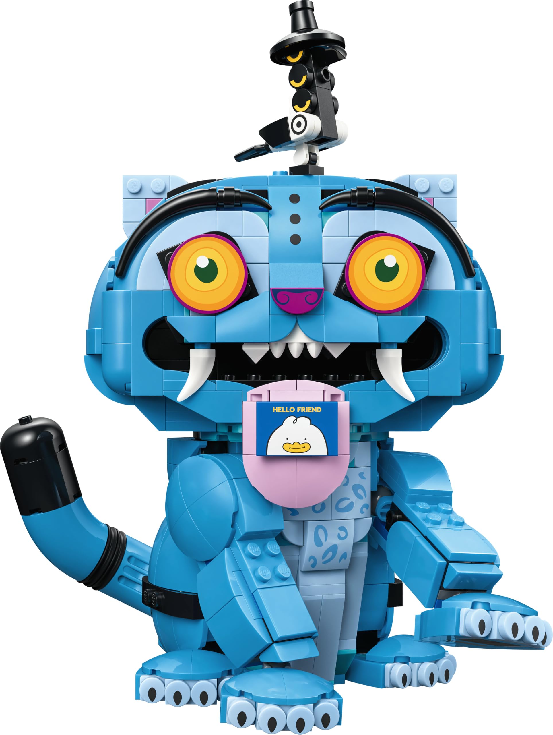 LEGO Kpop Demon Hunters Derpy Le Tigre et Suzy la Pie - Jouet Kpop - 2 Figurines d'animaux & Pot de Fleurs - Décoration Chambre d'enfant - Cadeau Musique pour Fille, Garçon & Fan du Film 9 Ans 72537