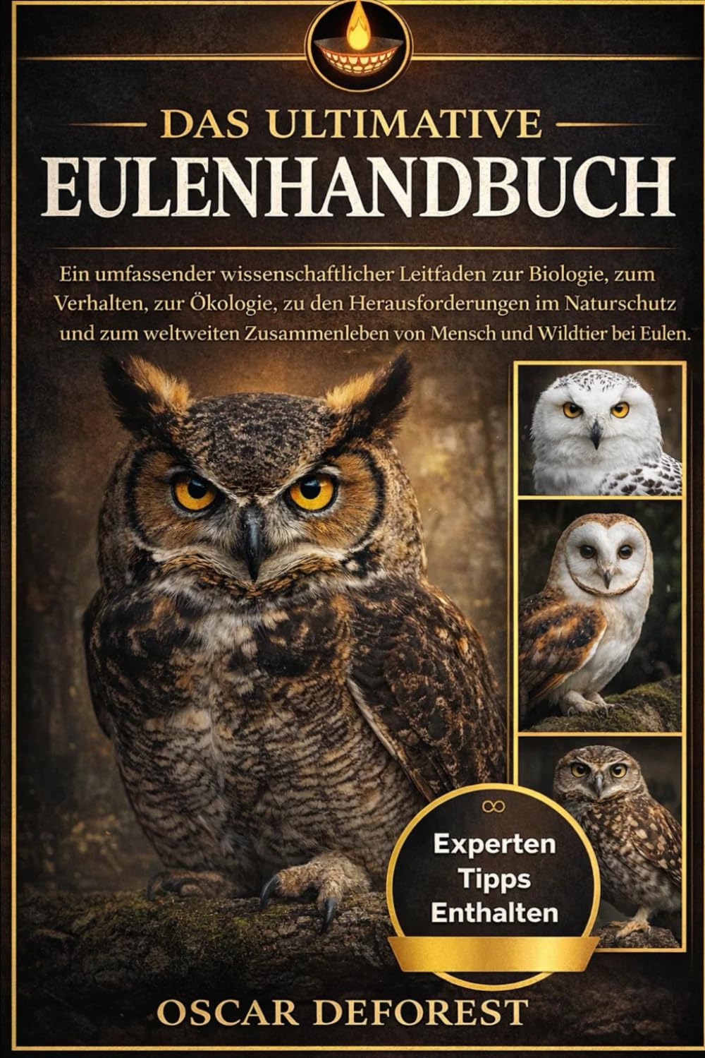 DAS ULTIMATIVE EULENHANDBUCH: Ein umfassender wissenschaftlicher Leitfaden zur Biologie, zum Verhalten, zur Ökologie, zu den Herausforderungen im ... von Mensch und Wildtier bei Eulen.