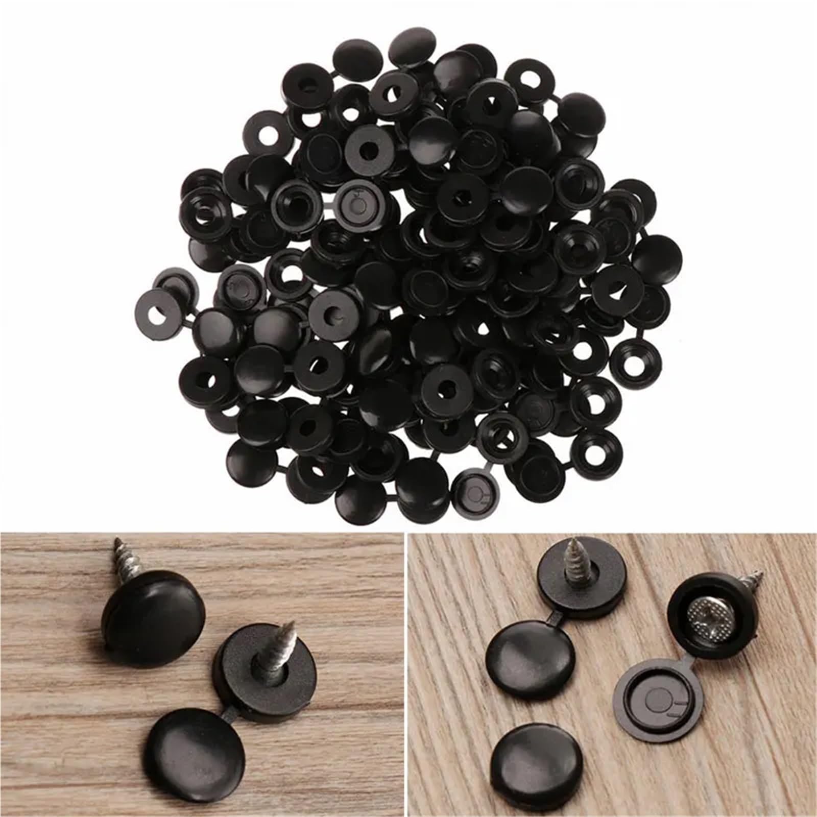 Scharnier-Schrauben-Abdeckkappen, 500 Stück, Klappschnalle, Nagelabdeckungen for Automöbel, dekorative Hardware