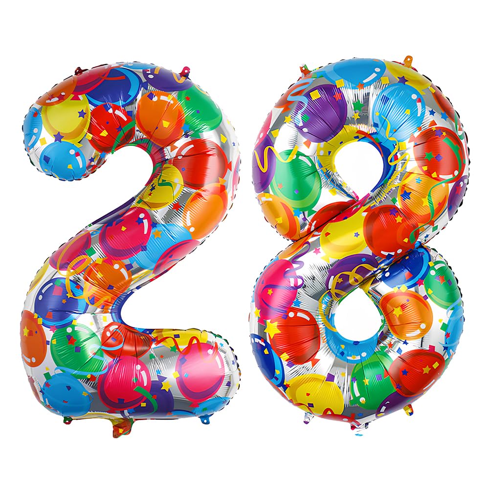 Foil Globo Número 5 Azul 40" (101cm), Inflable Helio o aire, Gigante Numeros 0-9, 10-19, 20-29, 30-100, Grande Globos Decoración para La Boda Aniversario y Cumpleaños Fiestas — view 262