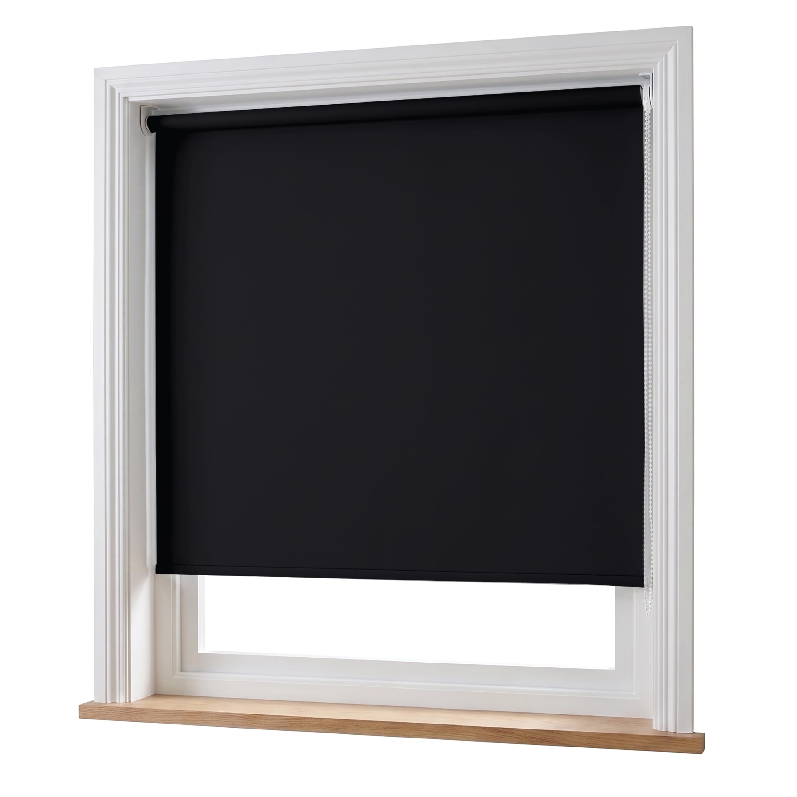 Home In Style 4U Roller Blinds Black (215cm Wide x 165cm Long)