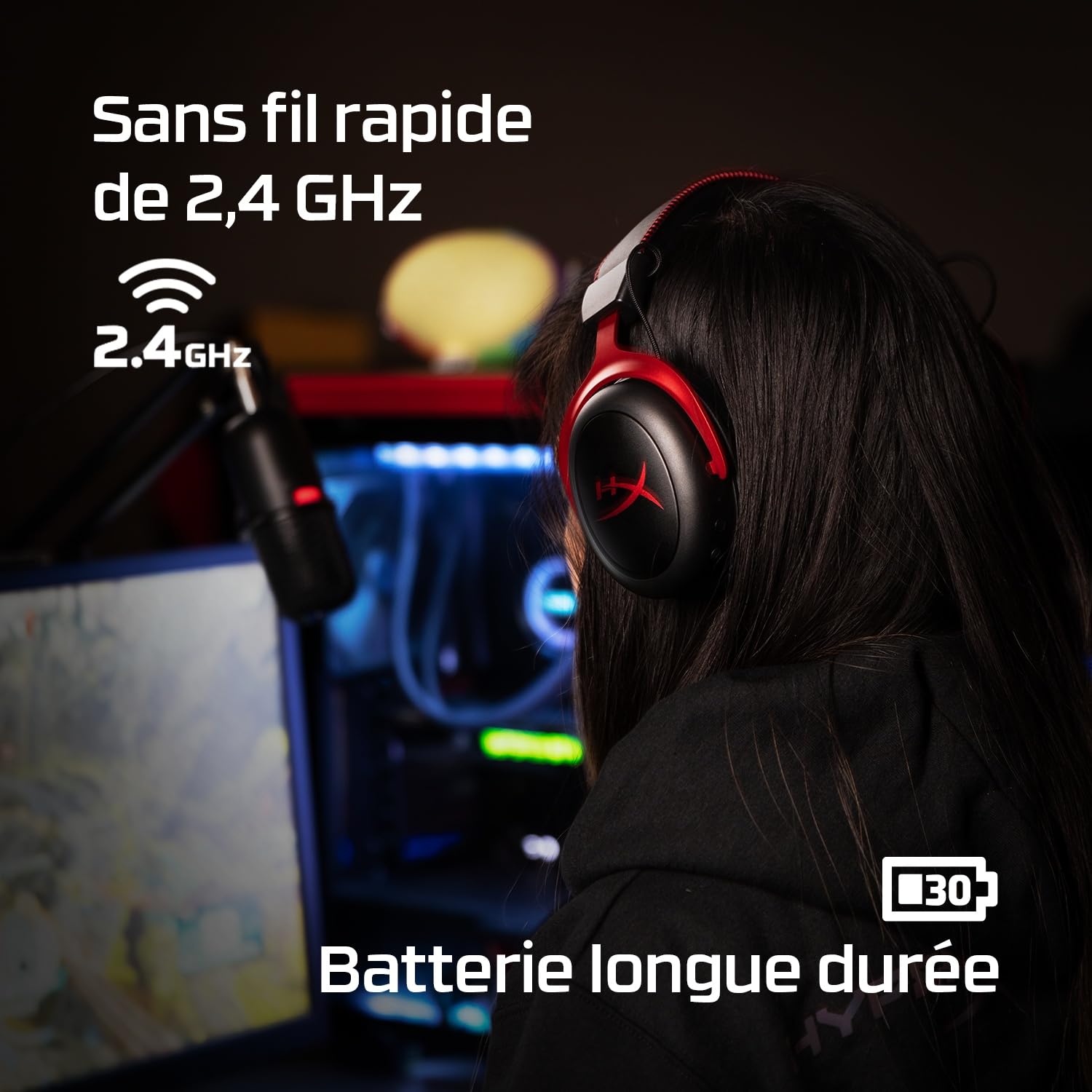 Kingston Technology HHSC2X-BA-RD/G Casque et Micro