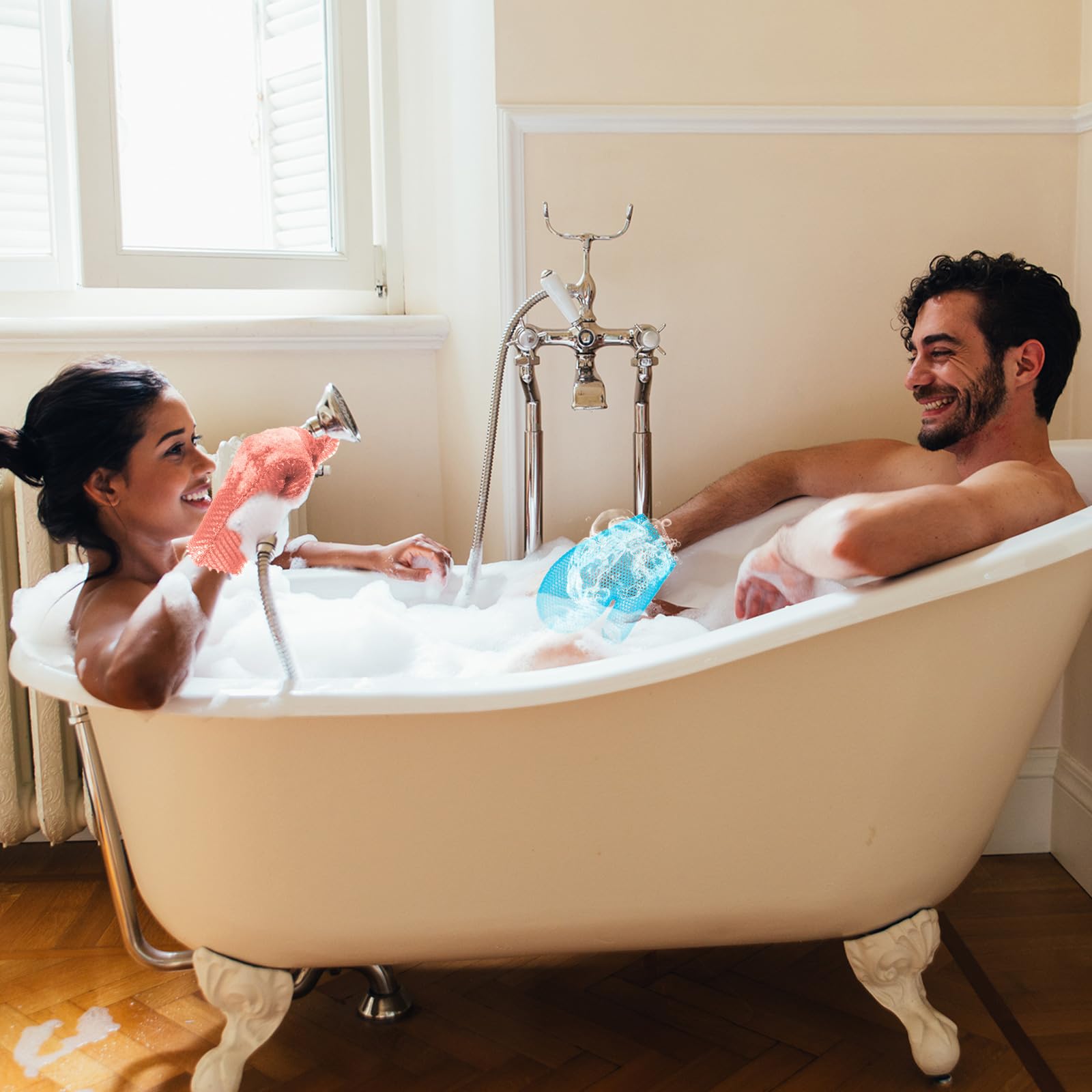Karenhi Rękawica złuszczająca o strukturze plastra miodu, rękawica łazienkowa, do spa, peeling o strukturze plastra miodu, do prysznica ciała, peeling o strukturze plastra miodu, gąbka, pod prysznic,
