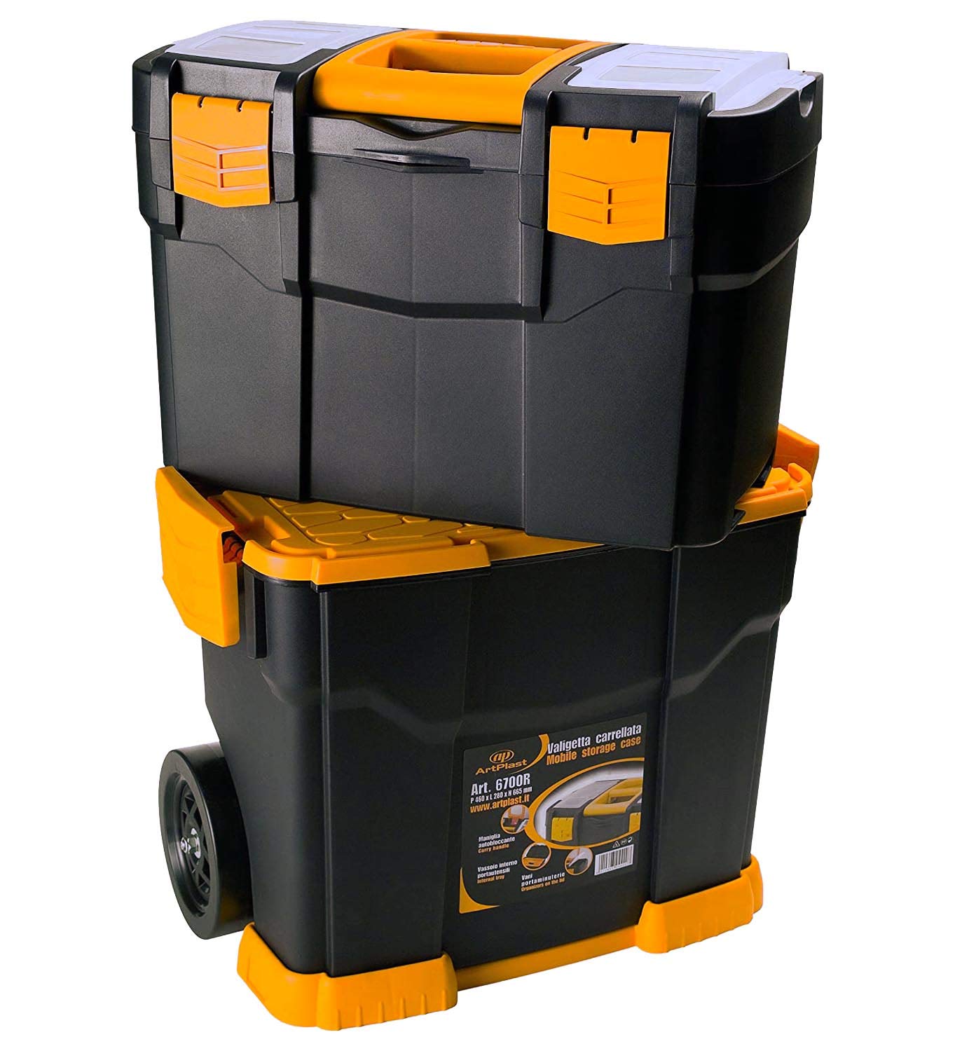 Cassetta Degli Attrezzi Da Officina, Trolley Con Rotelle