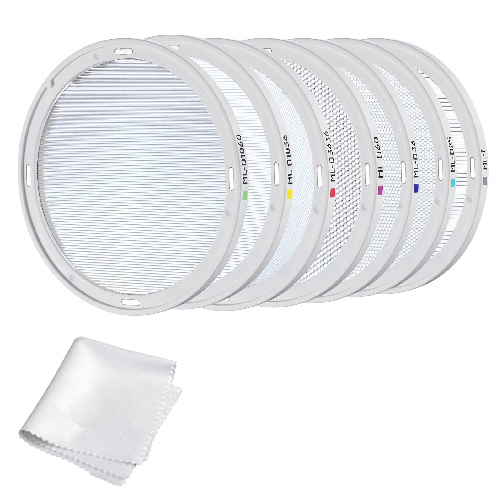 Godox ML-D Kit de diffusion magnétique pour lampes vidéo LED ML-Series compatible avec ML150Bi, ML80Bi, ML100Bi, ML100R, ML60II Bi, ML60Bi et plus encore, modificateur de lumière douce pour un