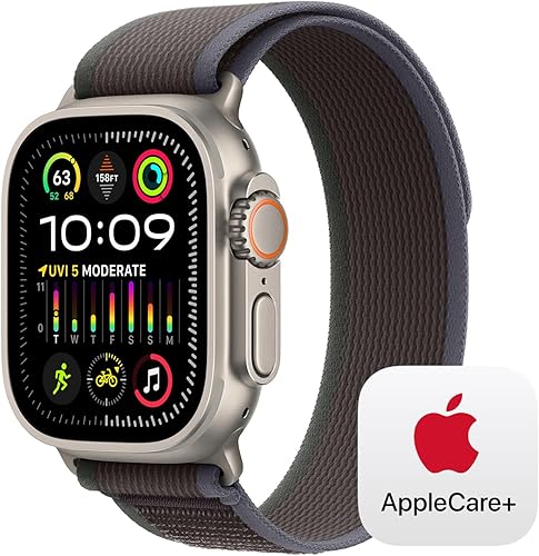 Miniatura 13 de Apple Watch Ultra 2 [GPS + Celular 49mm] Smartwatch con caja de titanio resistente y correa Alpine Loop Indigo Mediana. Rastreador de actividad, GPS