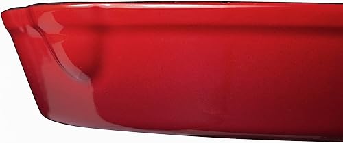 Miniatura 5 de Sartén de hierro fundido esmaltado de 8 pulgadas, color rojo