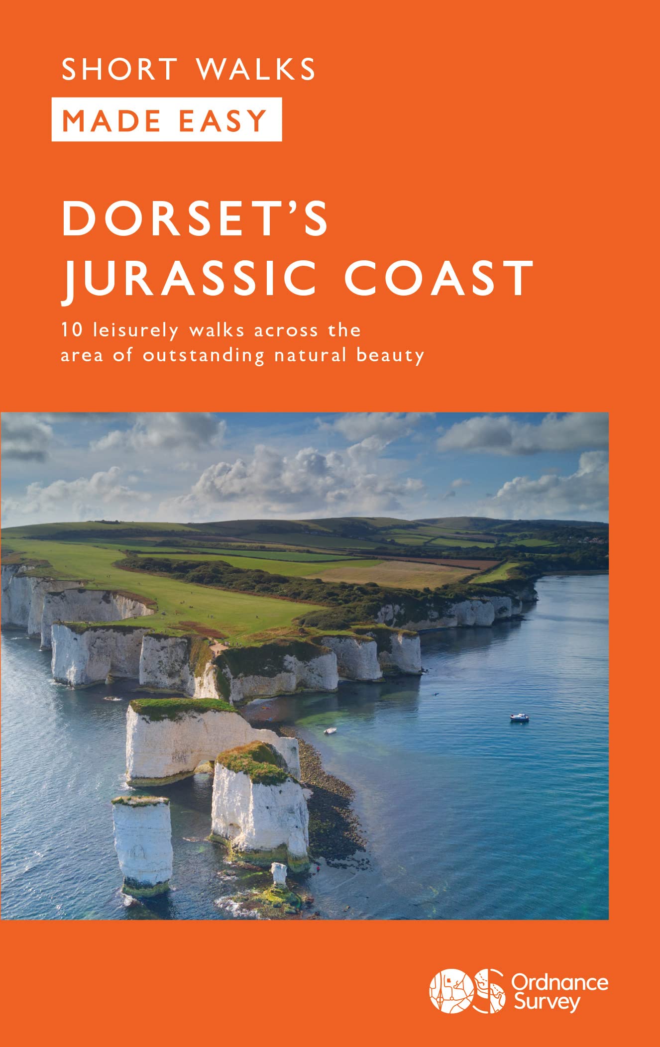 Ordnance Survey Unisex Orange Short Walks Made Easy - Jurassic Coast