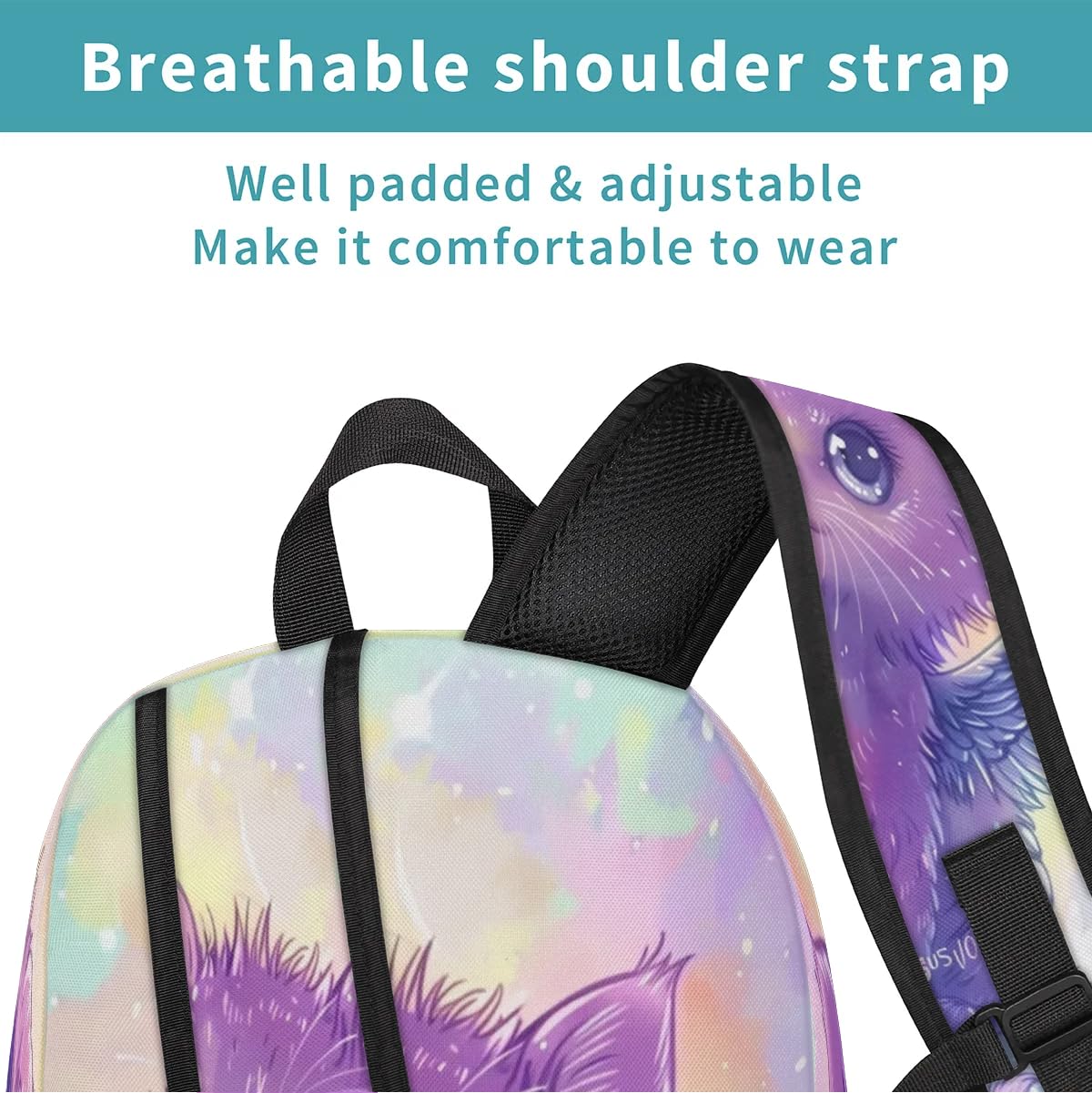 TropicalLife Angel Süße Katzen-Rucksäcke, Mehrzweck-Rucksack für Kinder, Mädchen, Jungen, Männer, Frauen, großer Rucksack, Schule, Büchertasche, lässiger Laptop-Tagesrucksack, farbig, Big