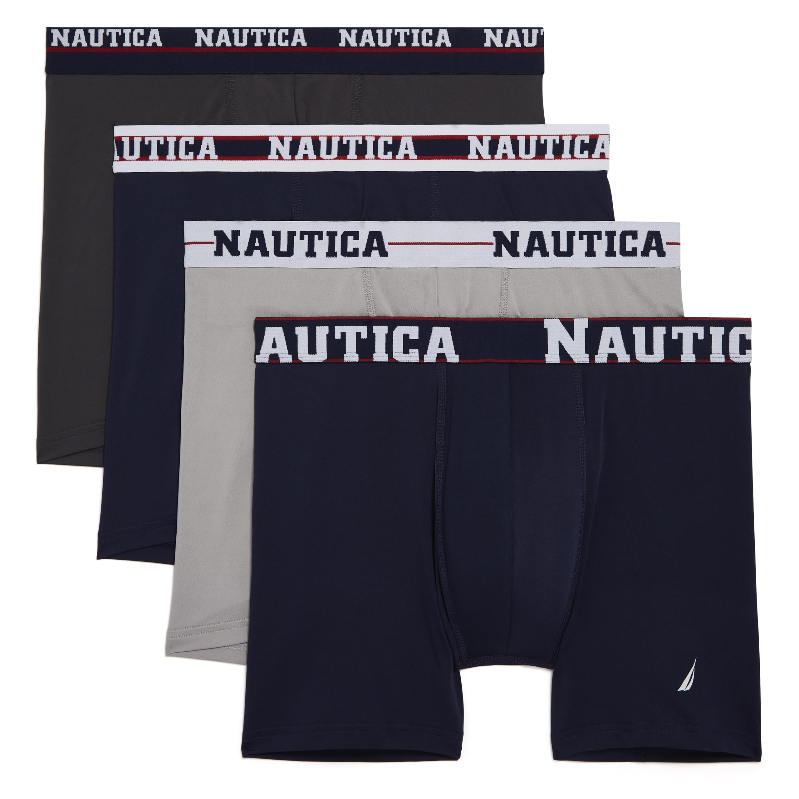 Nautica Men's 4 Pack Limited Edition Micro Stretch Boxer Briefs