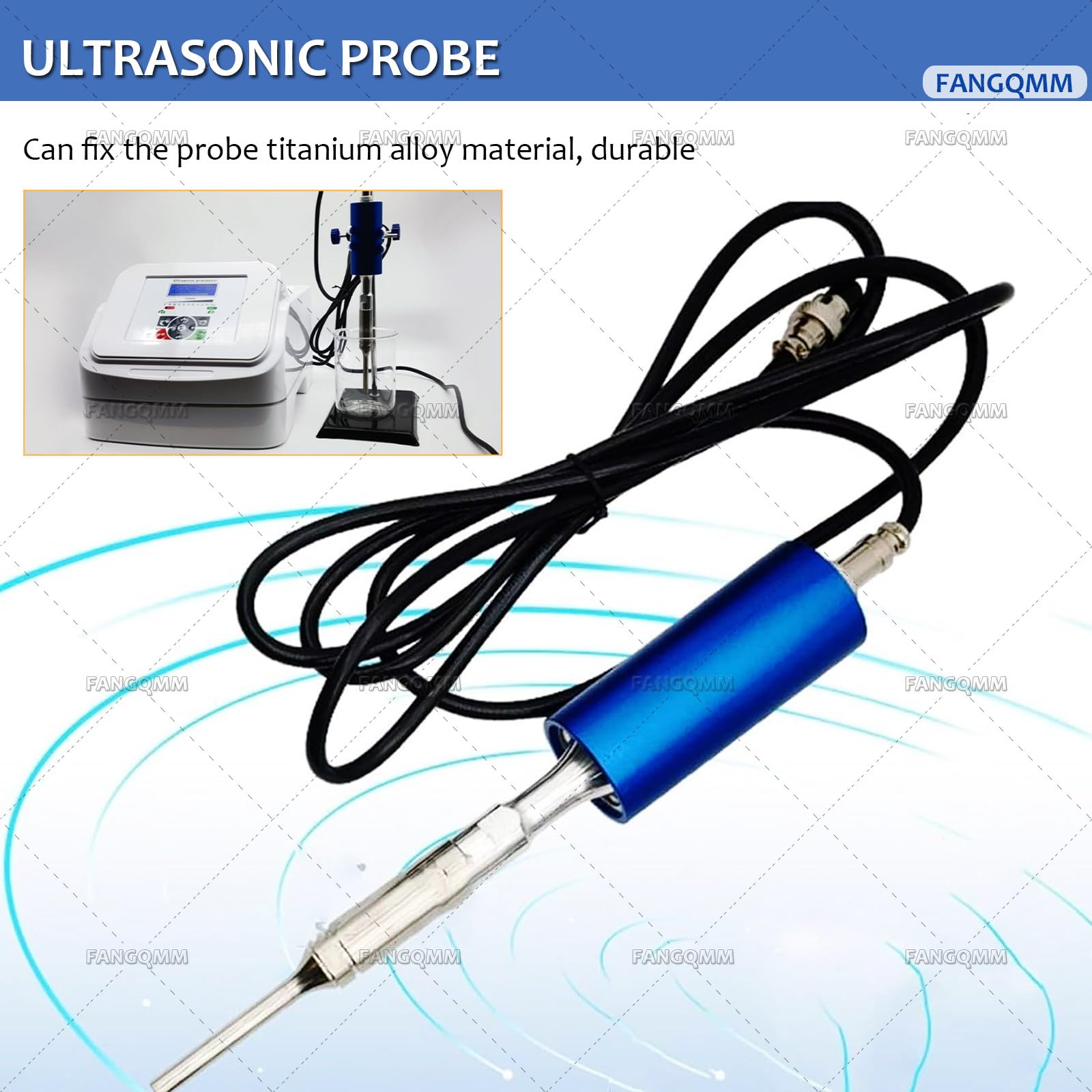 Ultraschall-Prozessor, Zelldisruptor-Mischer, Labor-Dispergier-Emulgator, höhenverstellbarer Ständer/Handheld, für Zellhomogenisierung Emulgierung & Dispergierung 2mm