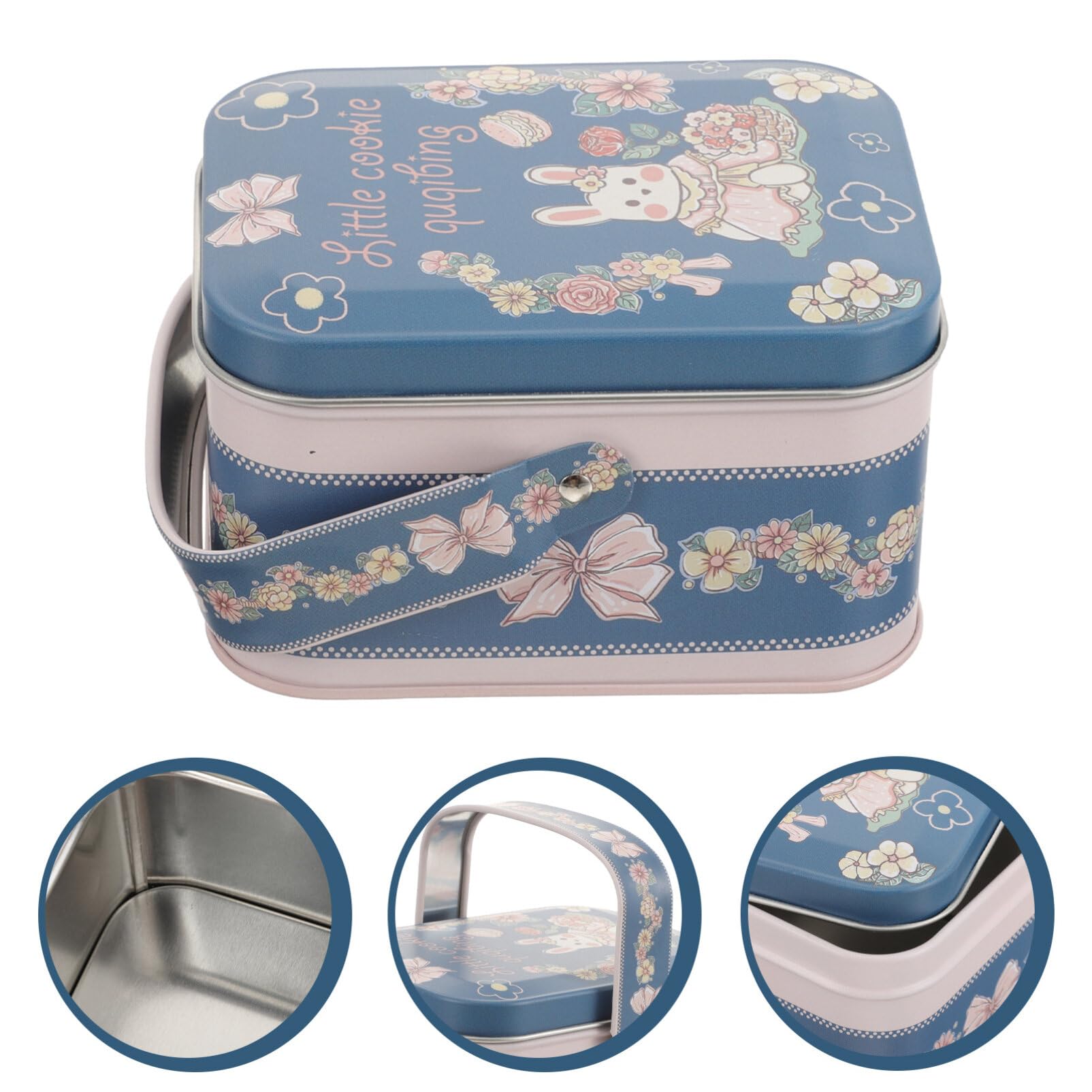 Amazon | Alipis ブリキ缶 パーツボックス 缶ケース 鍵付き 蓋付き