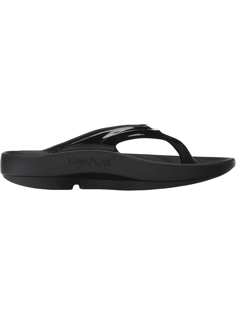 Black OOFOS Women's OOlala Sandal