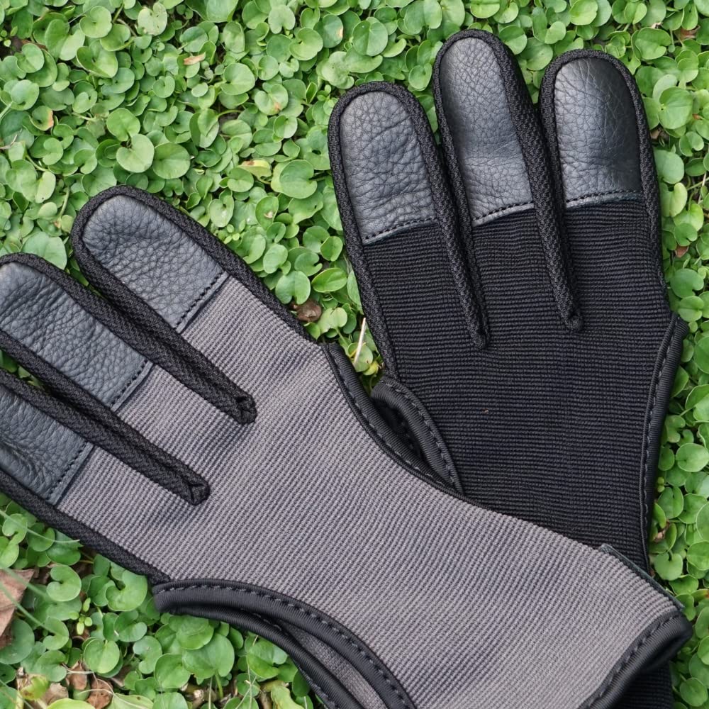 ArcheryMax Gants de tir à l'arc à 3 doigts pour enfants/adolescents/adultes - 4