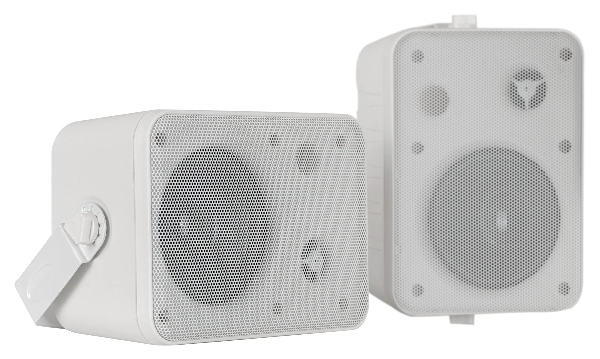 McGrey One Control WH MKIII Coppia Casse Bianche, Woofer 4", Tweeter 0 | Diffusori compatti per installazione, studio o uso HiFi, Potenza nominale: 10 Watt RMS, 5" con angolo di dispersione di 180°