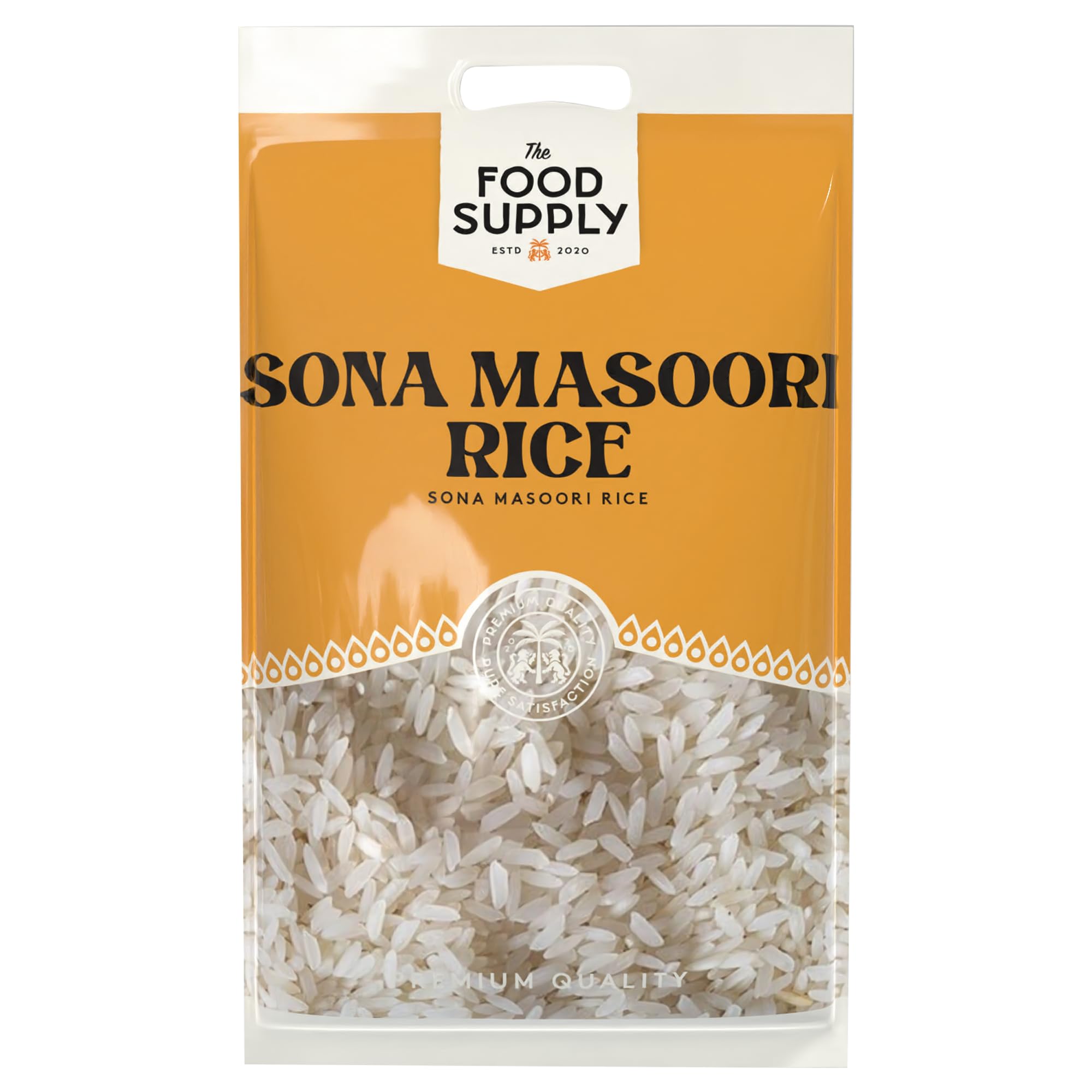 Sona Masoori Rice - Lightweight, Aromatic, and Perfect for Everyday Meals (5kg)