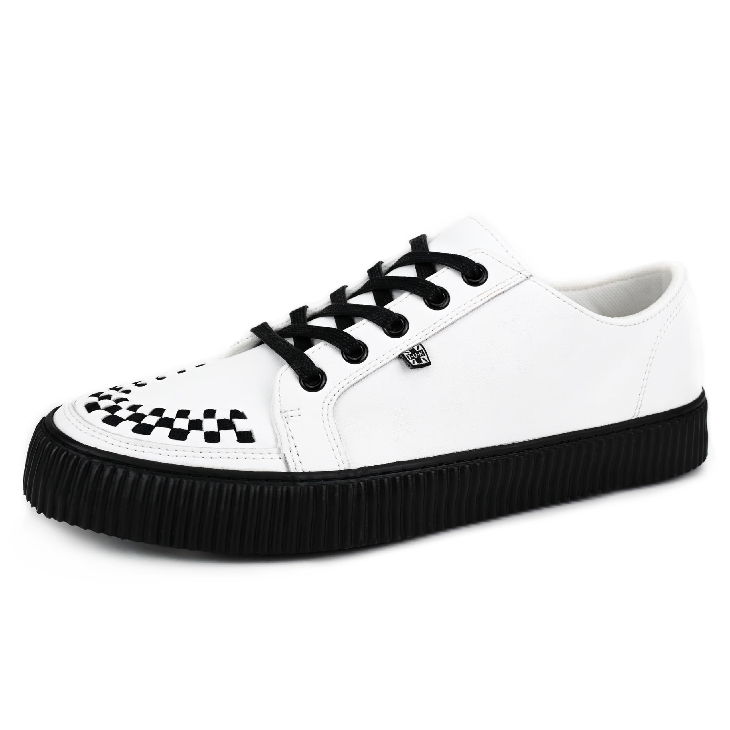 T.U.K. Ribbed Sole Sneaker - Modeschuhe für Männer und Frauen - Skate, Punk, Rock und Gothic Style aus Leder, Wildleder und Canvas