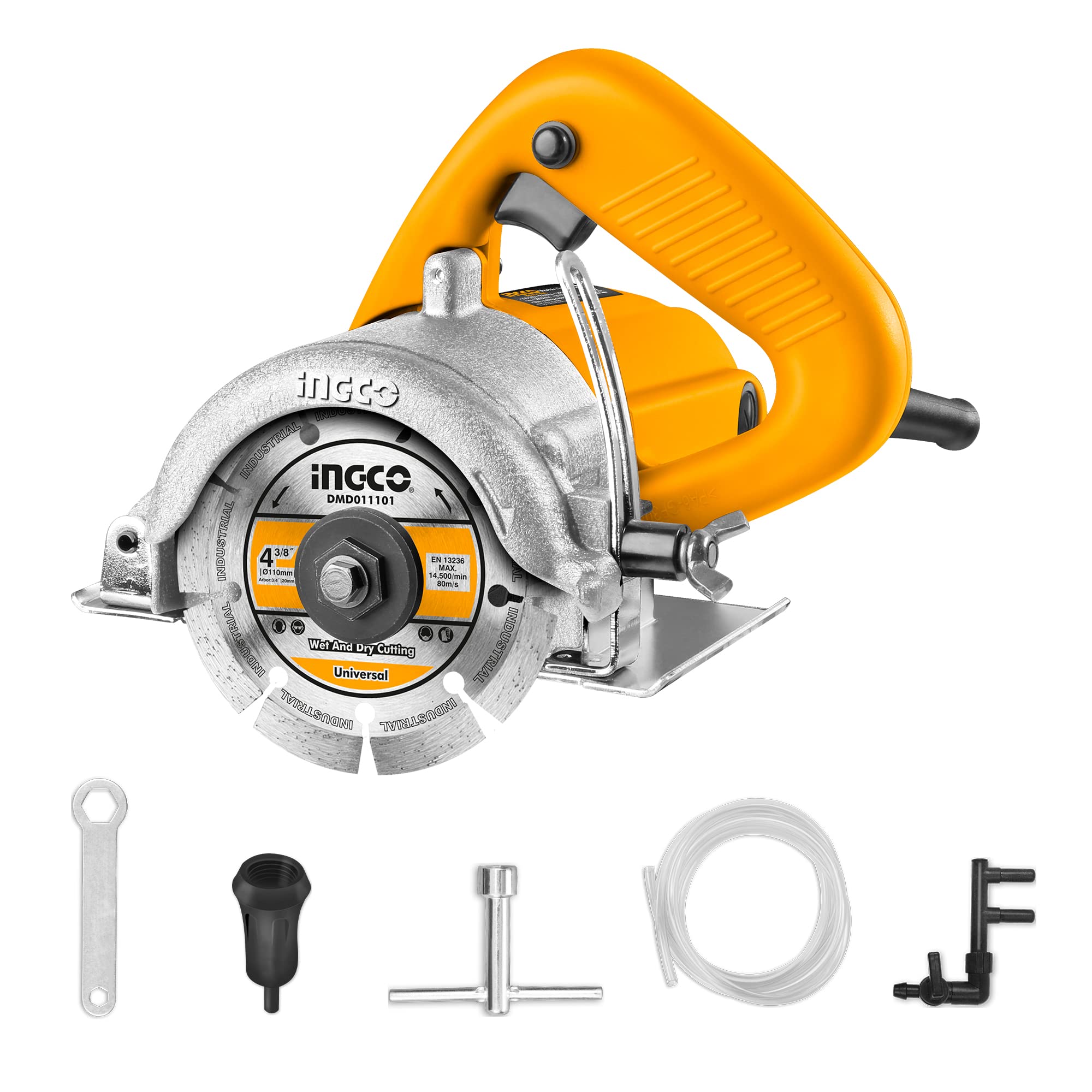 INGCO Marble Cutter, Tile Saw, 1400W | 13000rpm | 34mm Max.Cutting Capacity, Power Tile & Masonry Saws Used for Granite, Porcelain, Concrete and Other Stone Materials (B09Y18GPL5) Amazon Price History, Amazon Price Tracker