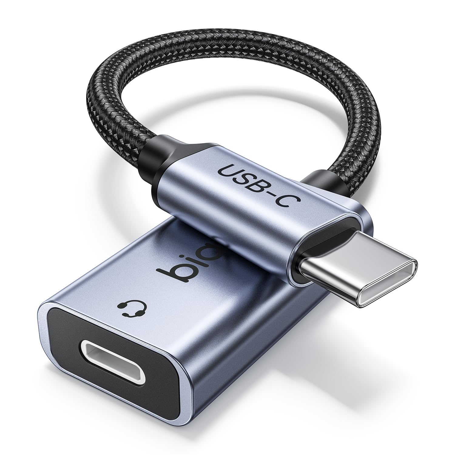 Adaptador de audio USB C a Lightning, convertidor de auriculares USB tipo C macho a Lightning hembra, compatible con iPhone 16/15 Full Series, iPad Pro, iPad Air 6/5/4, MacBook