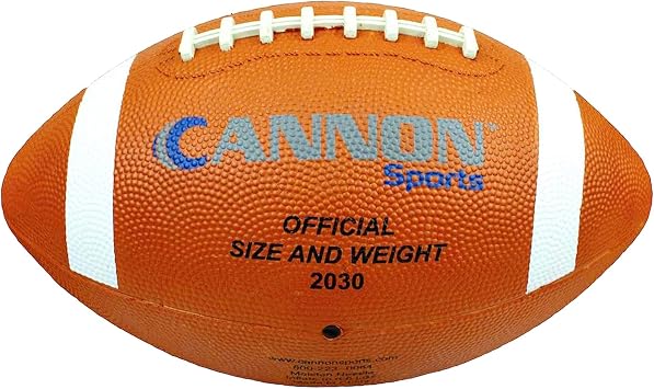 Cannon Sports Rubber Football for Games, Training & Practice
