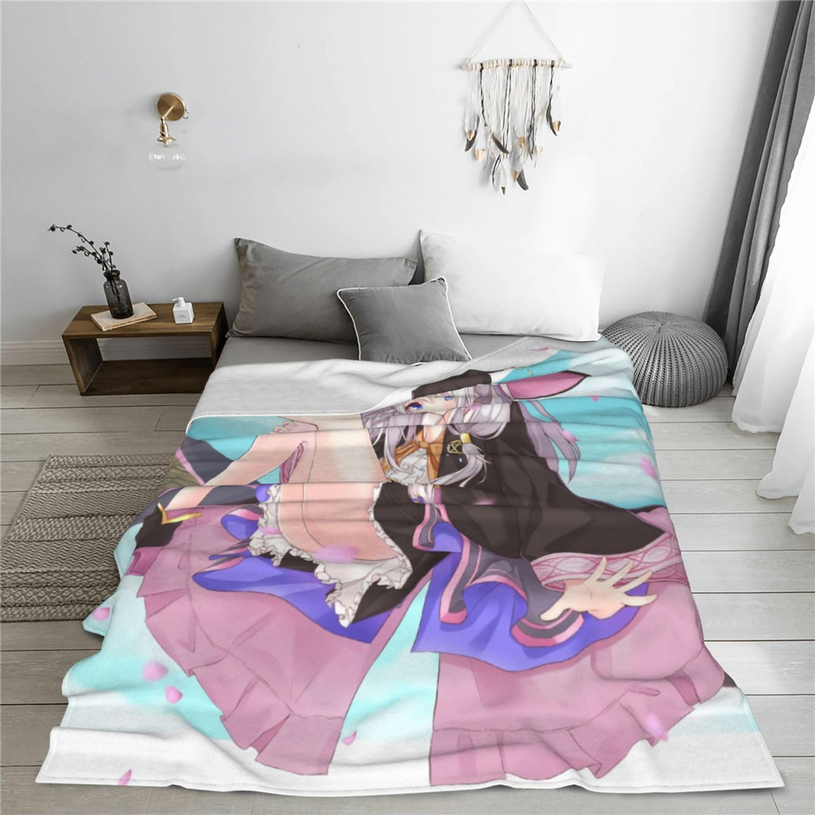 Amazon｜魔女の旅々イレイナ 毛布 ブランケット ひざ掛け フランネル