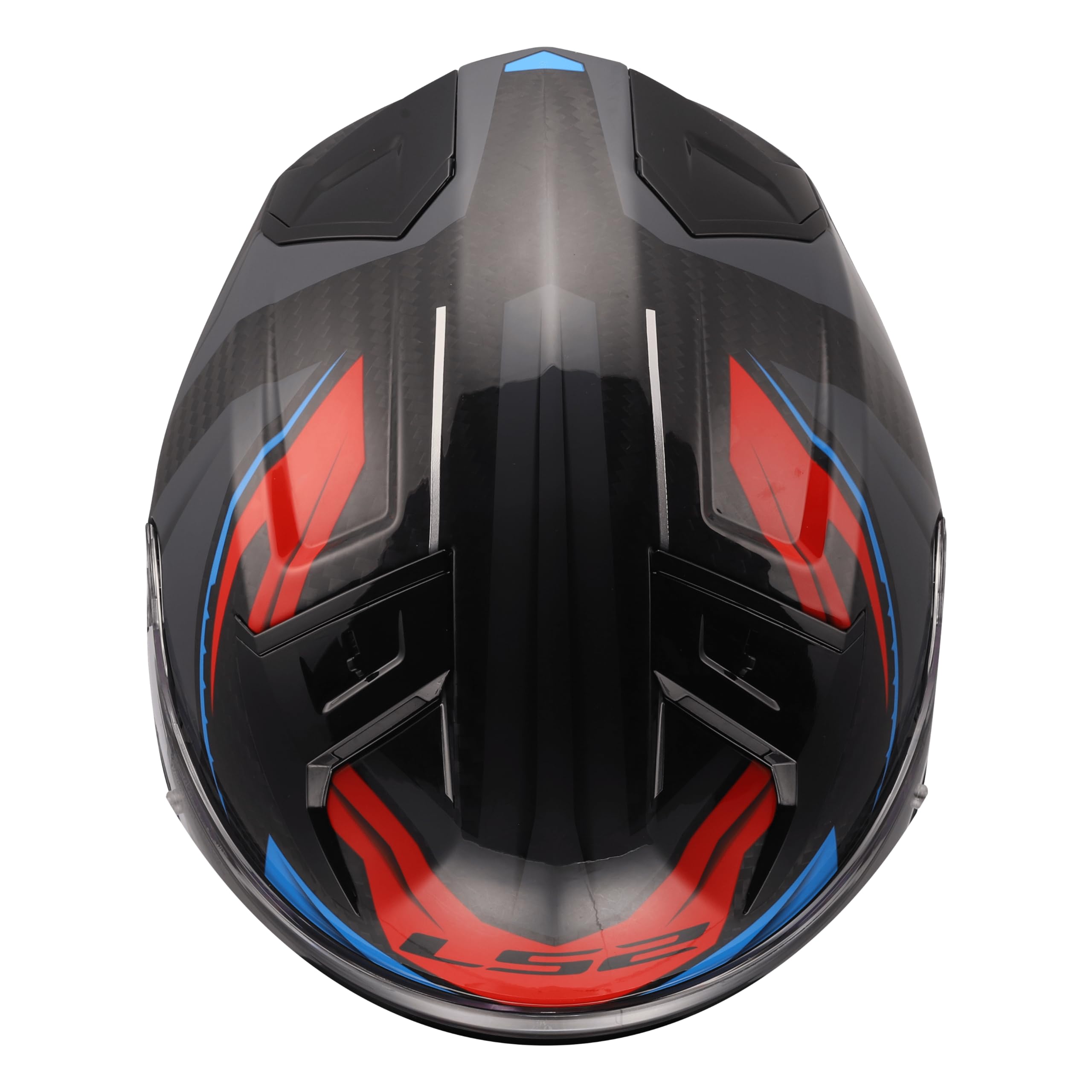 LS2, Casco Moto Integrale VECTOR II CARBON SAVAGE White Blue Red, M