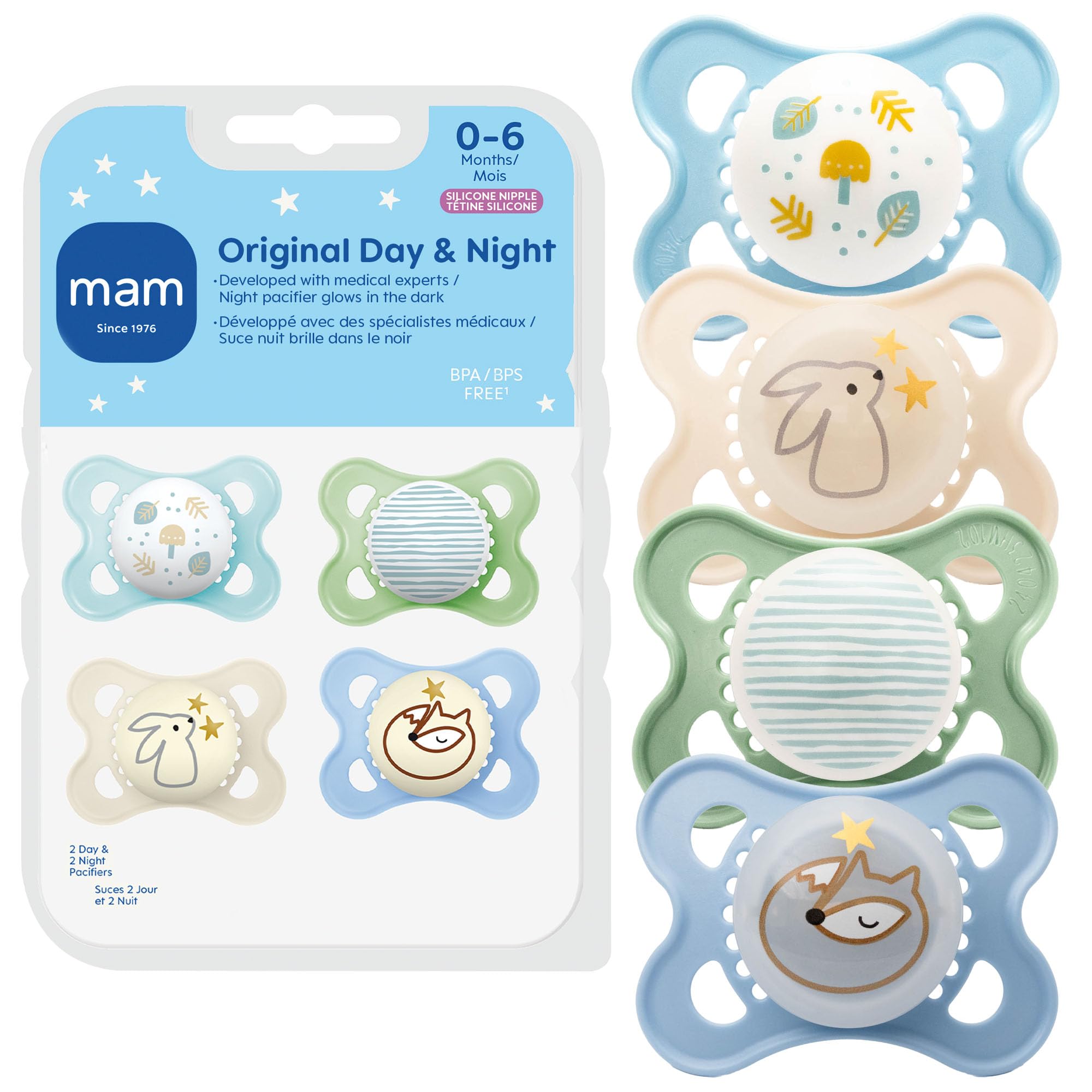 MAM Original Baby Pacifiers 0-6 Months