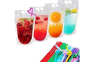 100 Pcs Drink Pouches for Adults