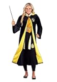 Deluxe Harry Potter Gryffindor Robe Costume for Adults ? Movie Quality Wizarding World Hogwarts House Themed Robes