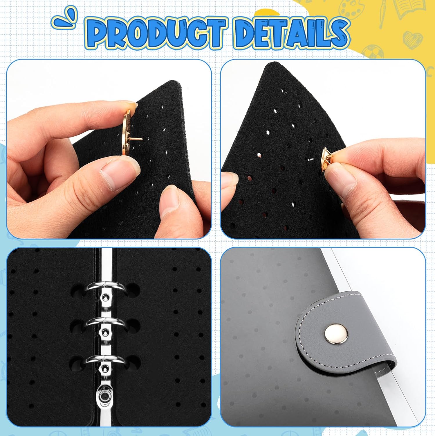 8 Pages Enamel Pin Display Book for Enamel Pins, A5 Pins Collection Storage Organizer Book for Collectors, Portable Travel Pin Trading Books with Clear PVC Cover (Not Include Accessories)