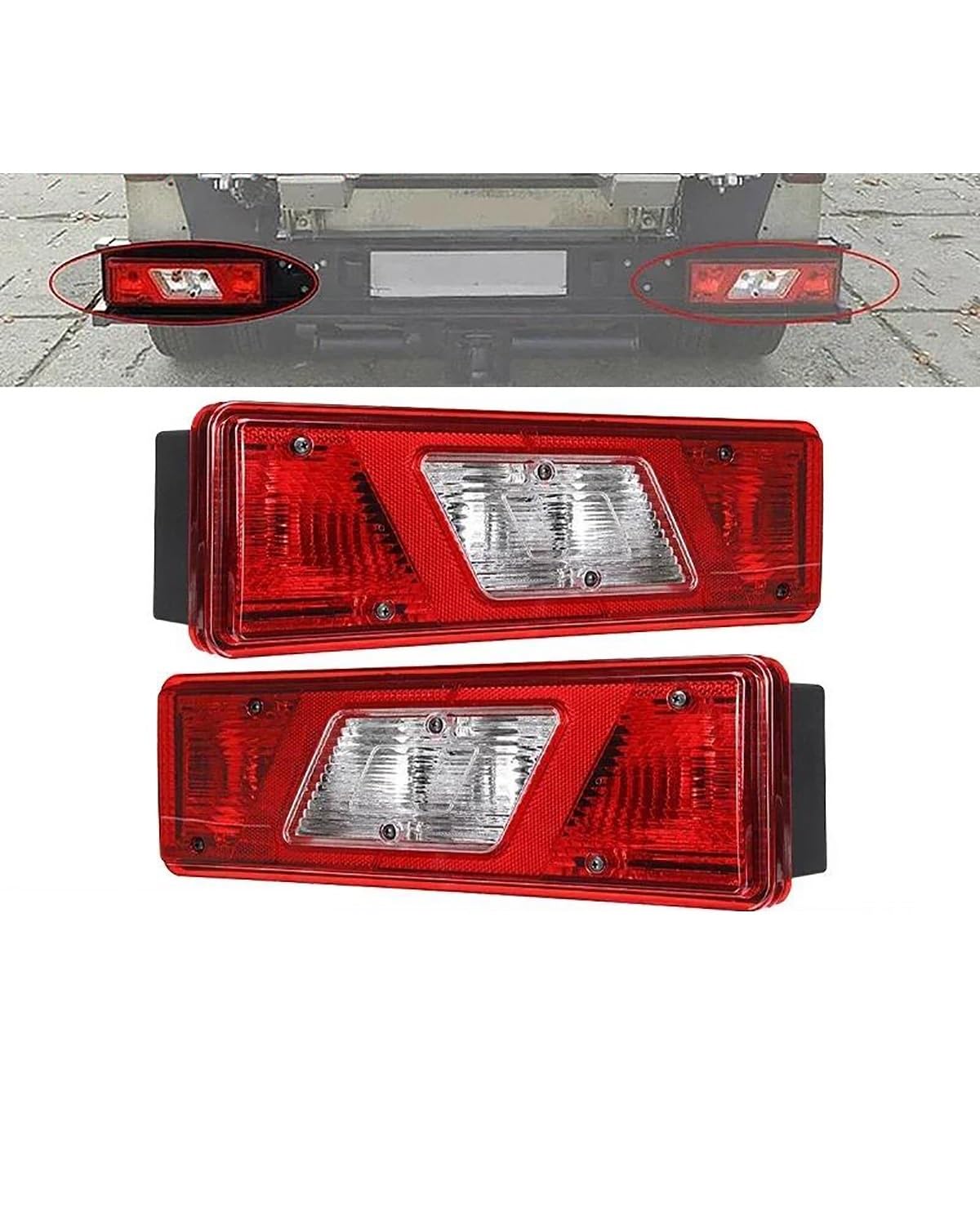 Coche Pilotos Traseros Para Transit V363 MK8 Pickup 2014-2021 Conjunto Luces Traseras Coche(Izquierda)