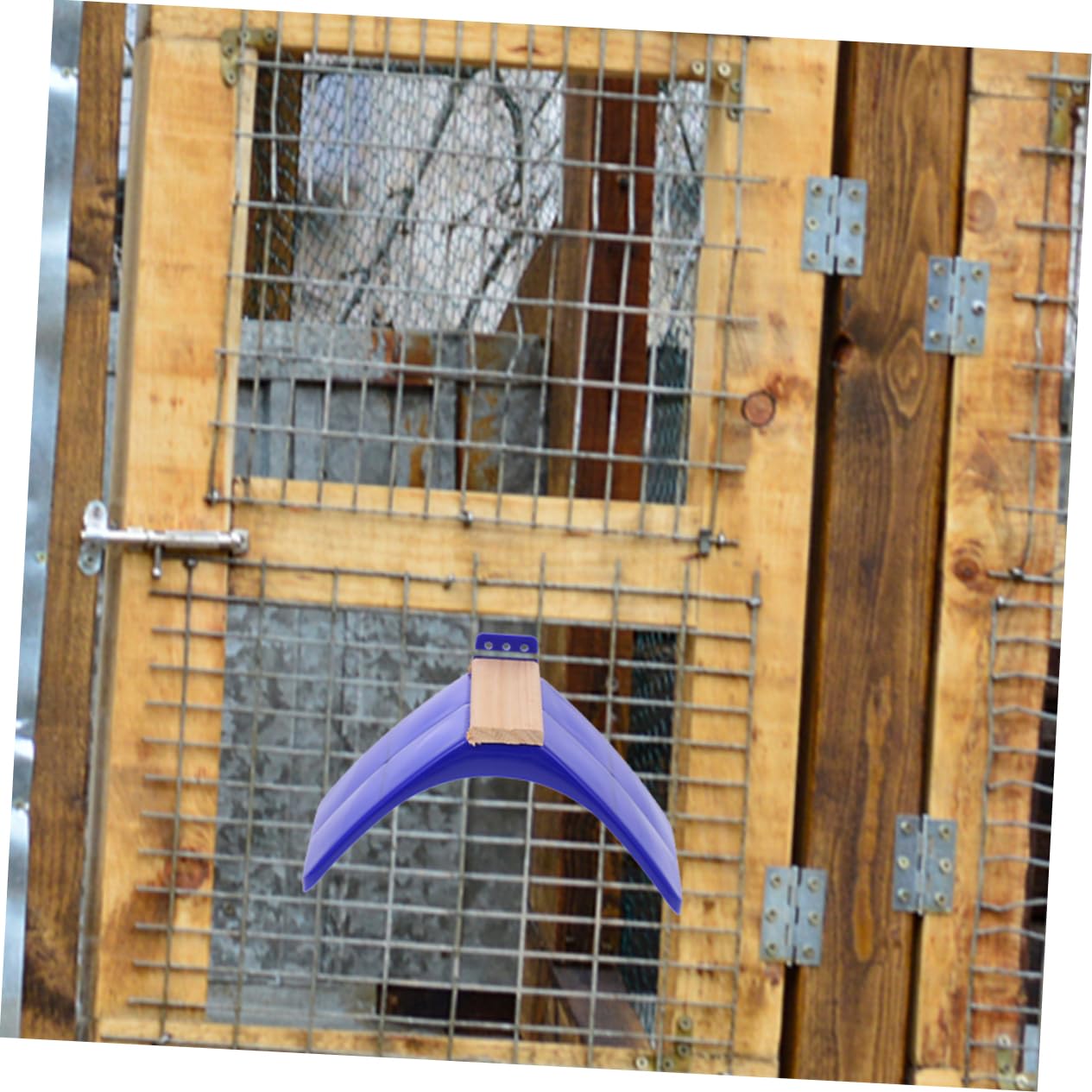 UPKOCH Lot de 10 Perchoirs à Pigeons en Bois et PP Bleu, Polis et Sûrs pour Oiseaux, Support D'activité pour Perroquets et Oiseaux, pour Cage et Entraînement