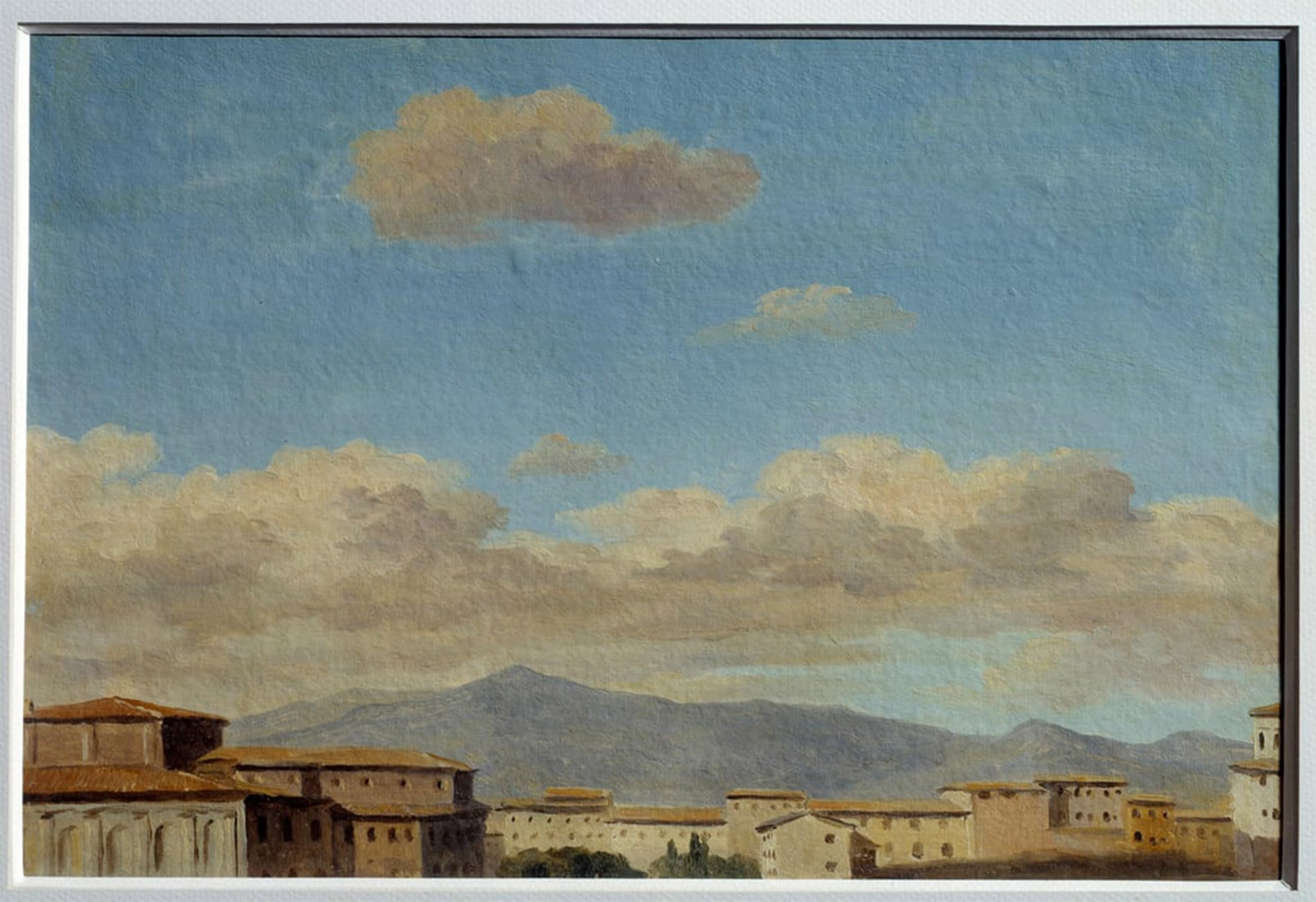 RZHRHJES Vintage Wall Art Picture on Canvas Wall Art Poster Sky Study At Quirinal by Pierre Henri De Valenciennes Canvas Poster for Office Decor 60x90cm