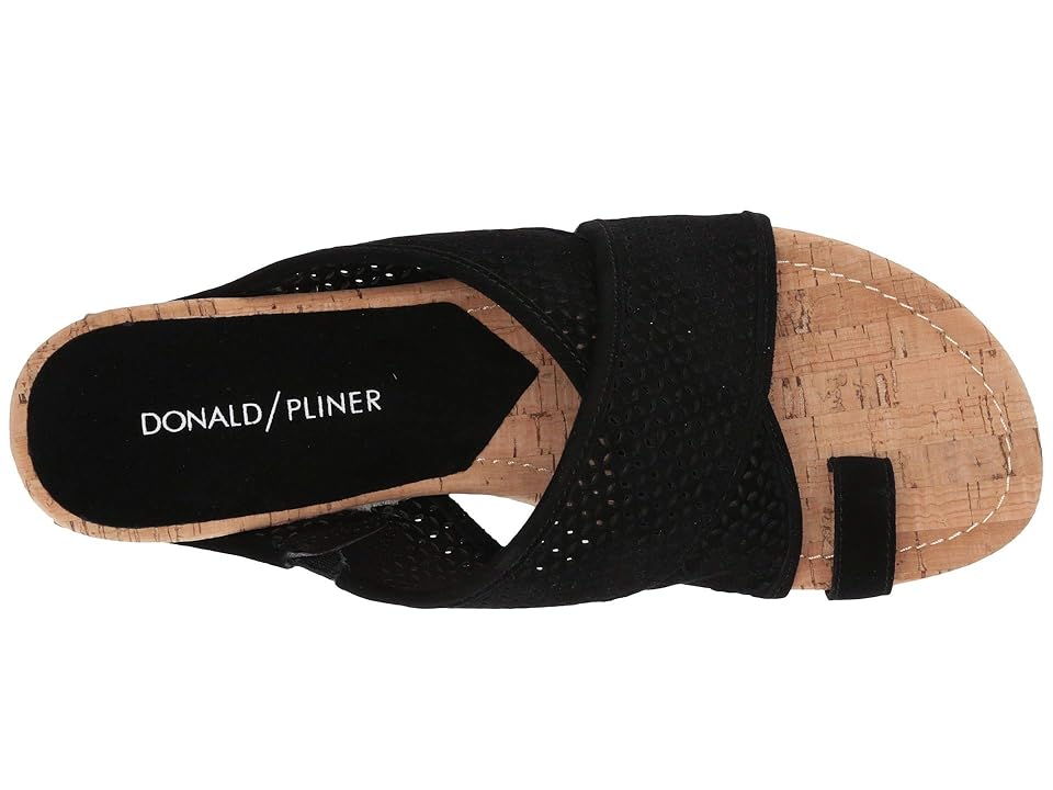 

Donald J Pliner Gala (Black Kid Suede) Women's Wedge Shoes
