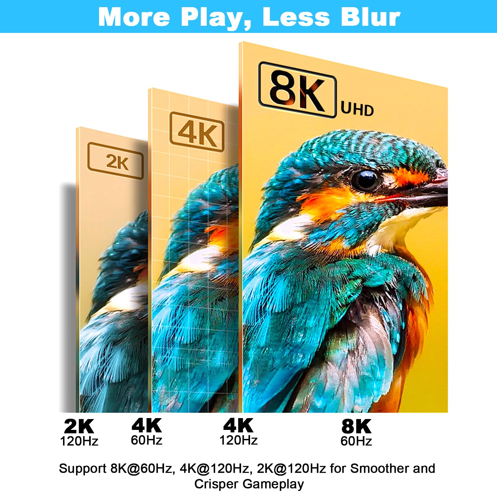 Adapter HDMI 8K 2 sztuki Ultra HD dwukierunkowy 90° i 270° kątowy wtyk kątowy HDMI na gniazdo 8K 60 Hz 4K 120 Hz 2.1 adapter kątowy HDR VRR Dolby eARC 3D 48 Gbps do PS5, Xbox, TV, PC, projektora