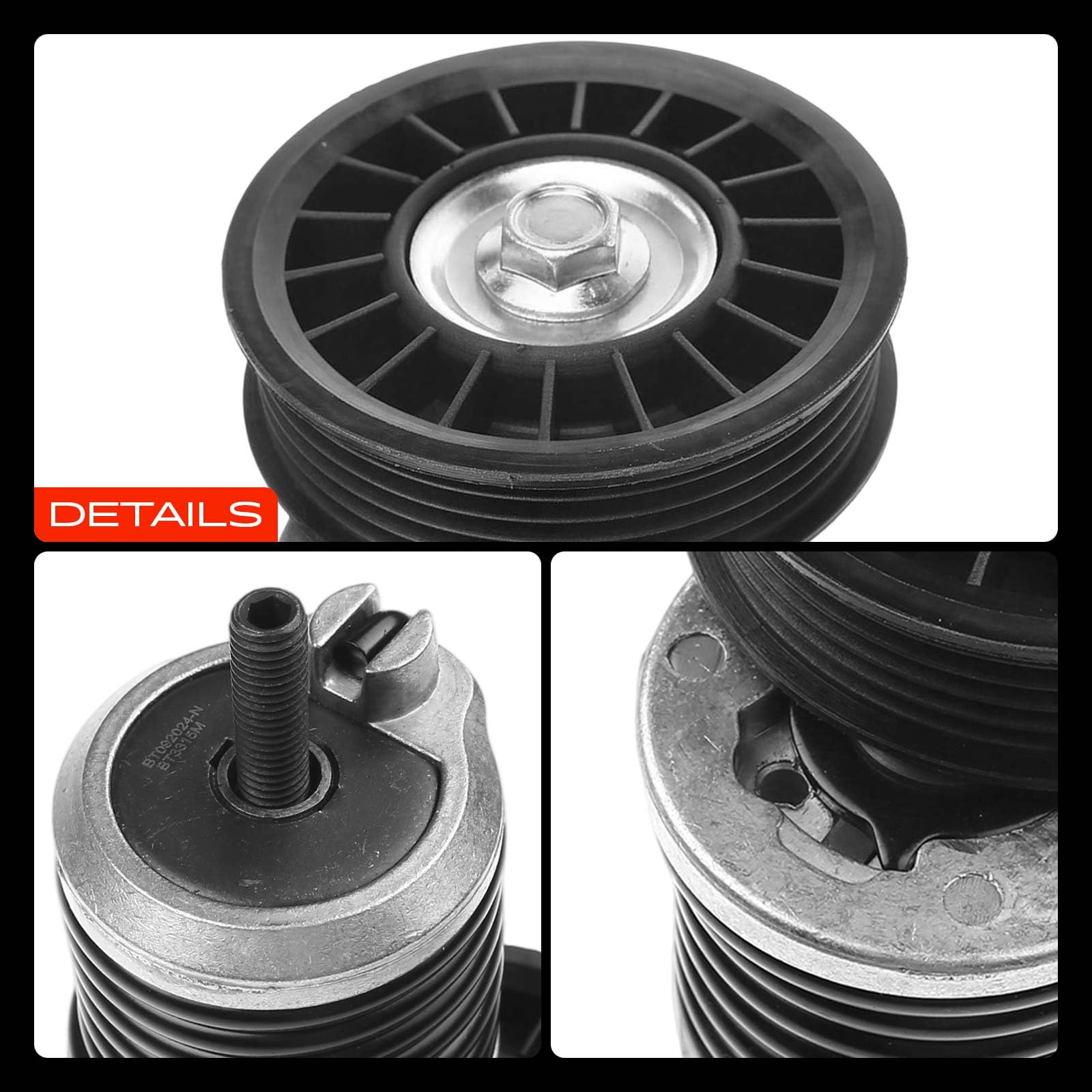 Frankberg Polea guía de rodillos Compatible con A4 Avant 8D5 1.9 TDI P.a.s.s.a.t Variante 3B5 1.9 TDI A4 8D2 1.9 TDI P.a.s.s.a.t 3B2 1.9 TDI A4 Avant 8D5 1.9 TDI q.u.a.t.t.r.o Replace# 028145278J