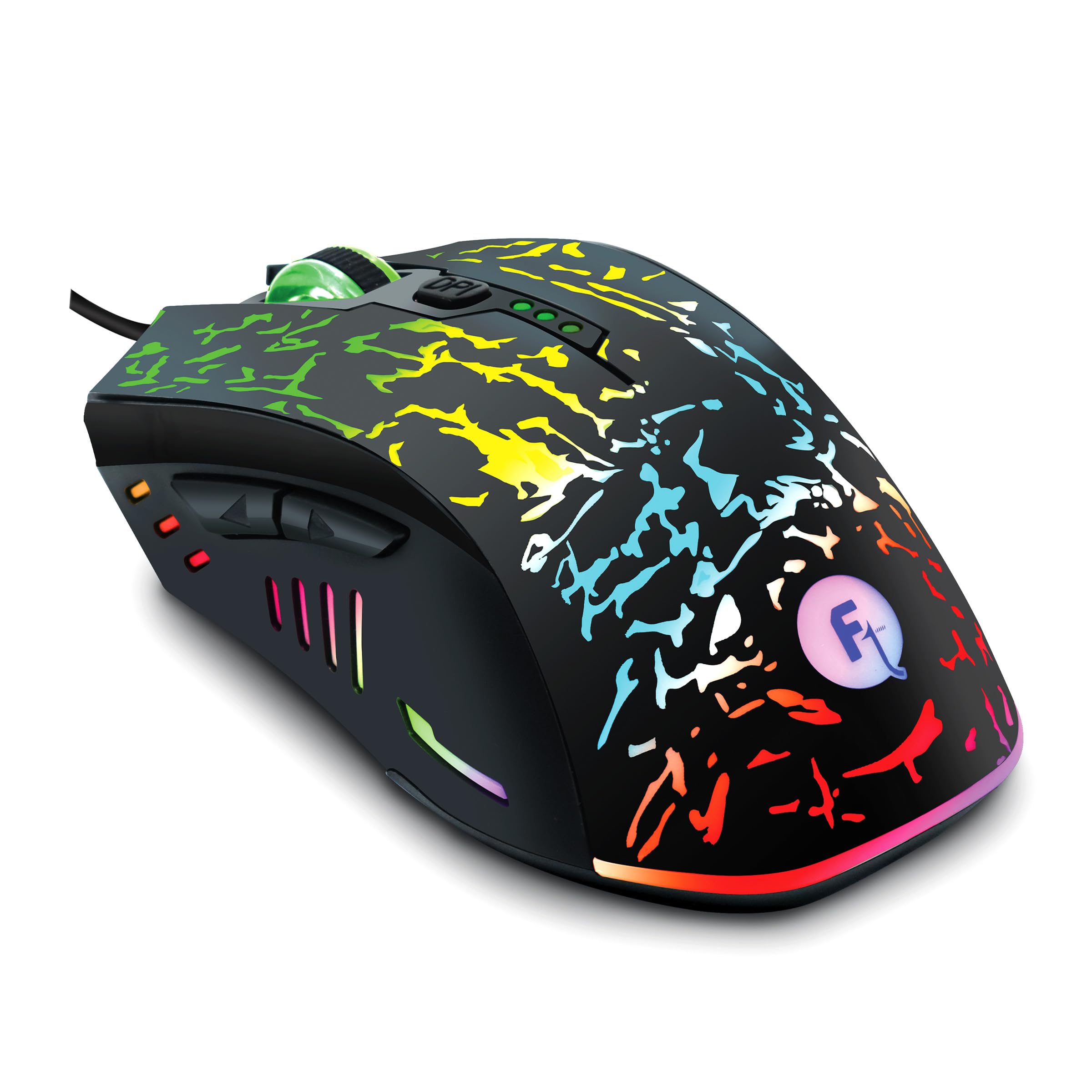 Amazon.in: Buy FRONTECH Wired Gaming Mouse, 6 Key Rainbow RGB