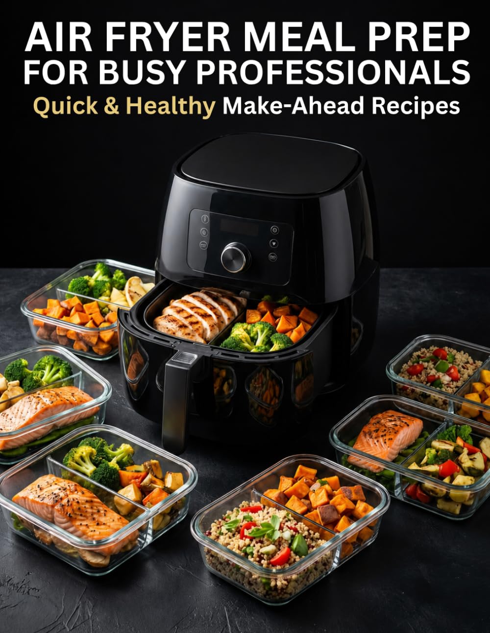 Air Fryer Meal Prep for Busy Professionals: Quick & Healthy Make-Ahead Recipes for High-Protein Meals, Weight Loss, and Stress-Free Weekdays
