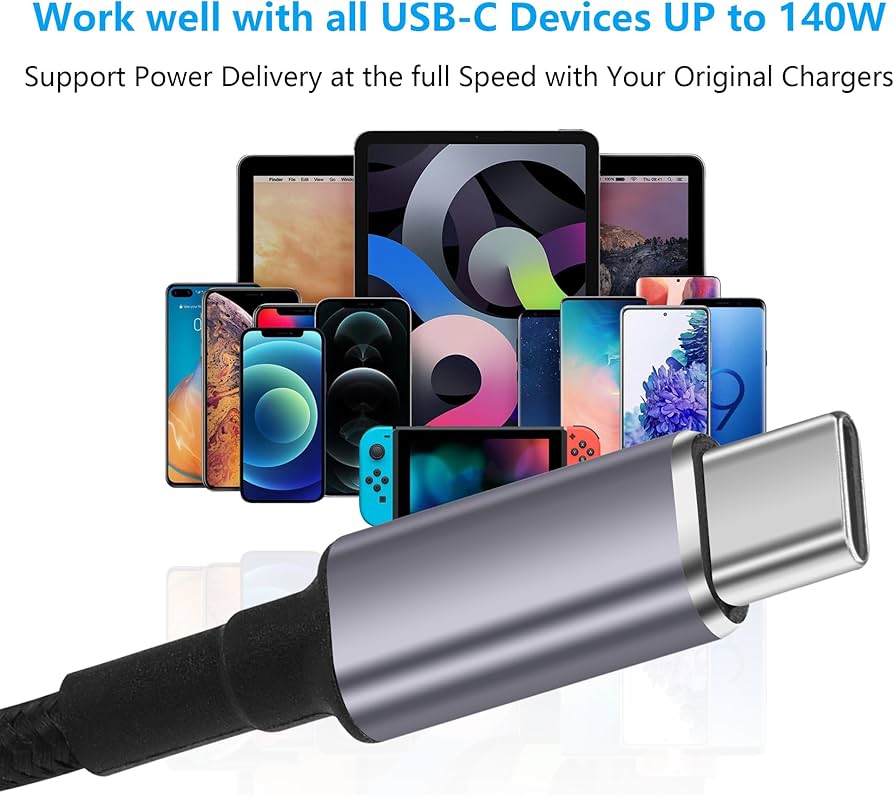 Amazon.com: SinLoon PD 140W DC5525 to USB C Cable DC 5.5mm x 2.5mm