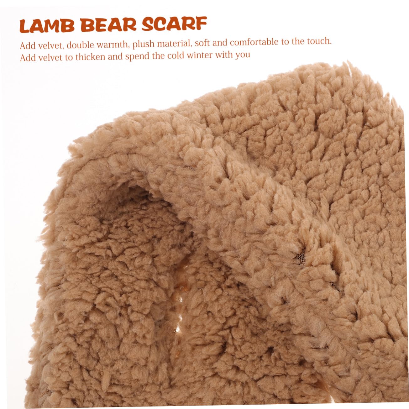 SOIMISS 4pièces Écharpe Peluche Douce Et Chaude Pour Femmes Réchauffeur De Cou Hiver Écharpe Épaisse Et Douillette Parfaite Pour Ski Activités Extérieur
