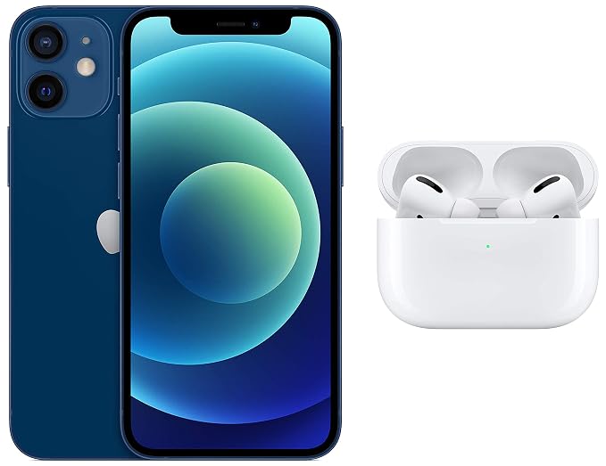 New Apple iPhone 12 Mini (64GB) - Blue with Apple AirPods Pro : Amazon.in