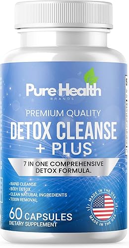 Fórmula avanzada 7 en uno de acción rápida extra fuerte, limpieza de cuerpo completo, desintoxicación y limpieza del hígado, desintoxicación y