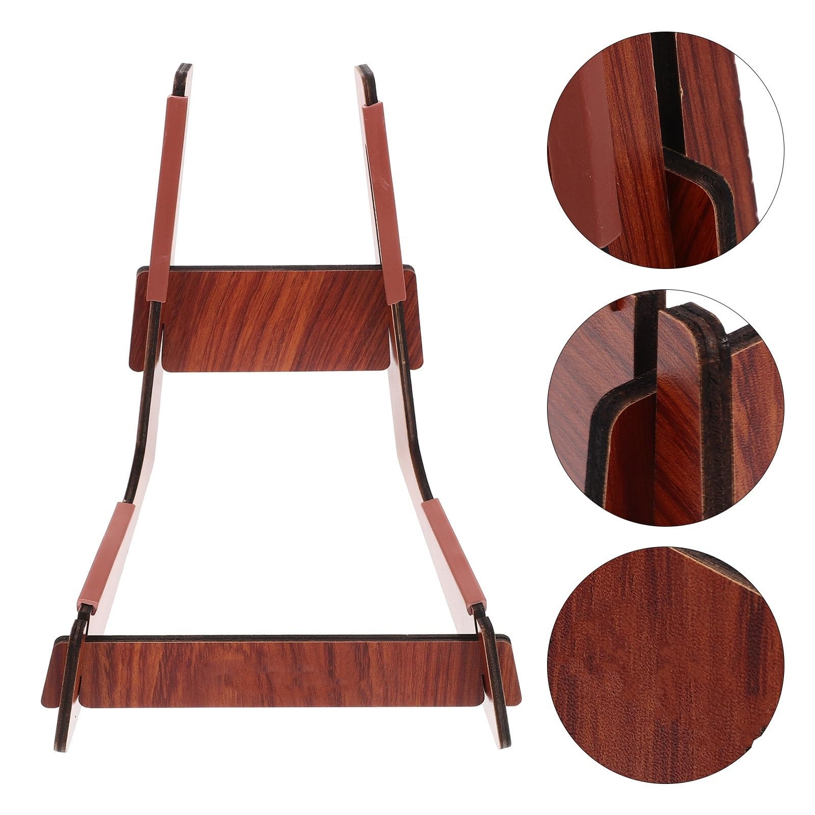 GCYEIDMA Guitar Stand Wood Wooden Guitar Stand Detachable Stable Floor Rack Home Display Holder For Electric Acoustic Classical(25X21.5X20CM)